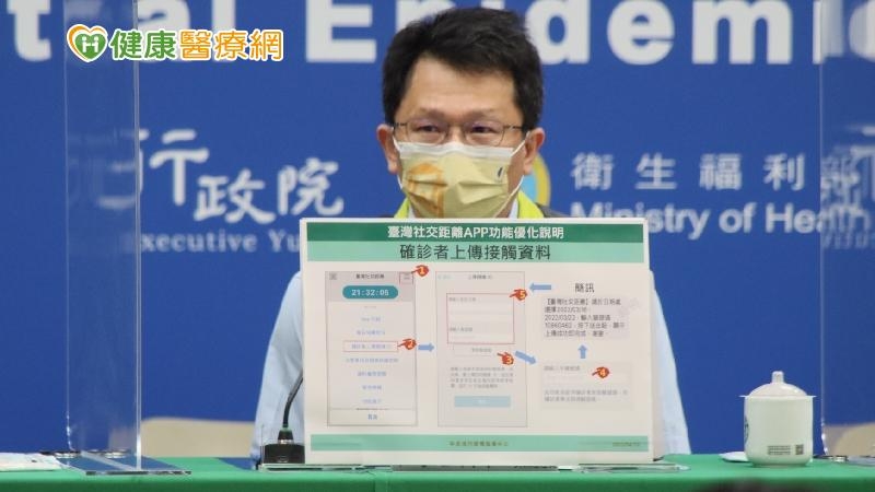 指揮中心說明，除了簡訊實聯制，「臺灣社交距離APP」亦是科技防疫之一大利器，且在通知確診個案相關接觸者上，較現行之實聯制做法更為快速且精準。「臺灣社交距離APP」只要下載安裝，無須註冊及登錄資料，主要利用藍牙技術，記錄相關資料。