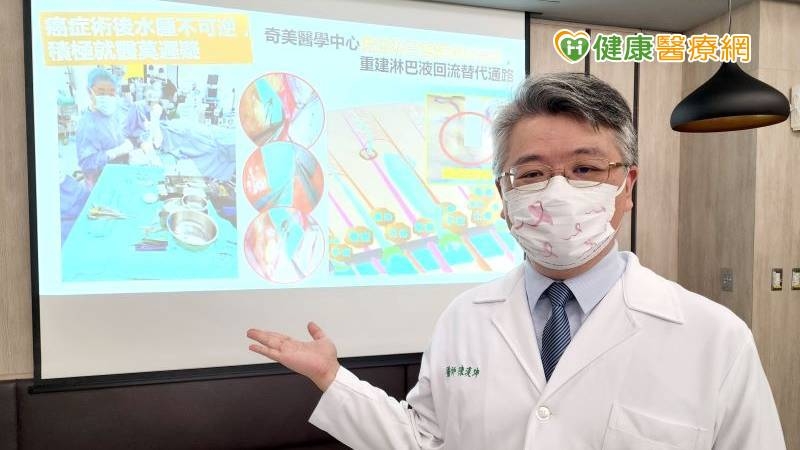 癌症術後水腫不可逆，積極就醫莫遲疑，微創淋巴管靜脈吻合術，重建淋巴液回流替代通路。