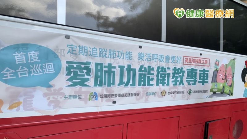 今年學會更邀請台中榮民總醫院與高雄長庚紀念醫院一同舉辦肺功能檢測體驗活動，只要符合以下其中一項條件「40歲以上、有菸癮或正在戒菸、常接觸二手菸或三手菸者、咳痰喘症狀長達3周以上者」，就能免費上車體驗，並了解自己的肺年齡