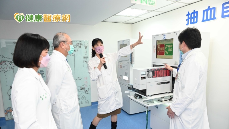 台大智能抽血5大特色　每日可服務多達3千人次