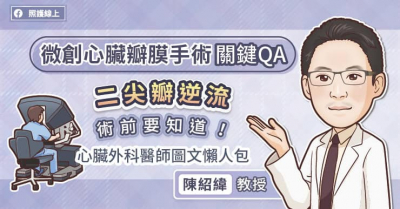微創心臟瓣膜手術關鍵QA，二尖瓣逆流術前要知道！