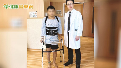 從高處墜落致「屈曲牽張性骨折」　微創手術助快速康復