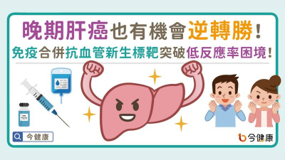 晚期肝癌也有機會逆轉勝！免疫治療合併抗血管新生標靶藥物突破低反應率困境！