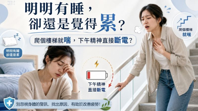 不是只有累！身體高耗能部位「續航力變差」　恐是能量代謝拉警報