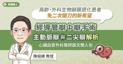 高齡、外科生物瓣膜退化患者免二次開刀的新希望，經導管瓣中瓣手術，主動脈瓣與二尖瓣解析
