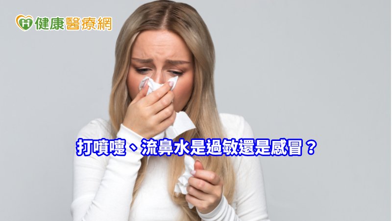 打噴嚏、流鼻水是過敏還是感冒？　2招分辨