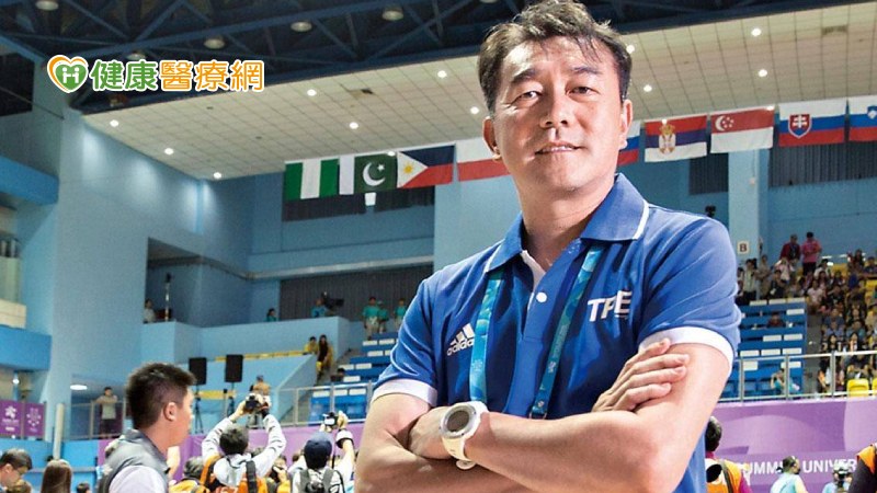 林瀛洲醫師於2018亞運擔任代表團隊醫(長庚運動醫學團隊提供)
