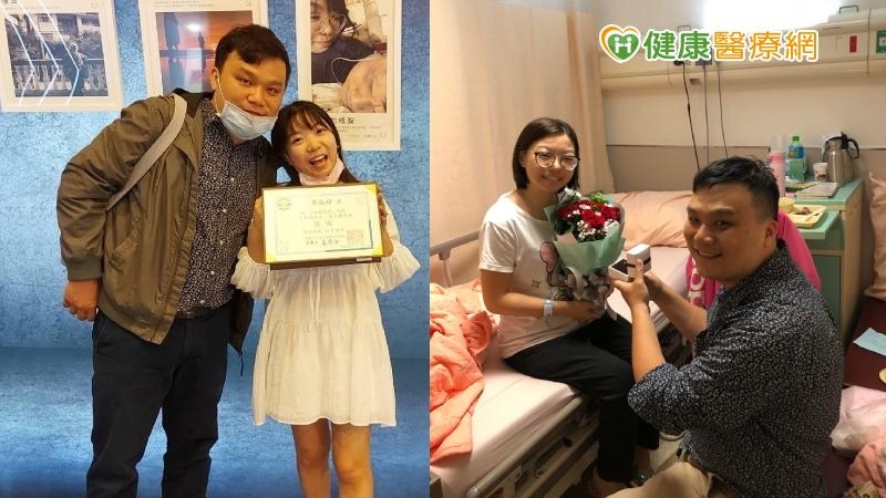 曾昭揚回憶起李淑婷剛罹癌的時光，「我的人生一直堪稱順遂，但李淑婷罹癌後，讓我非常害怕失去她，但也因為這樣我更想要和她結婚。」從沒想過要逃避、放棄，反而意志更加堅定。