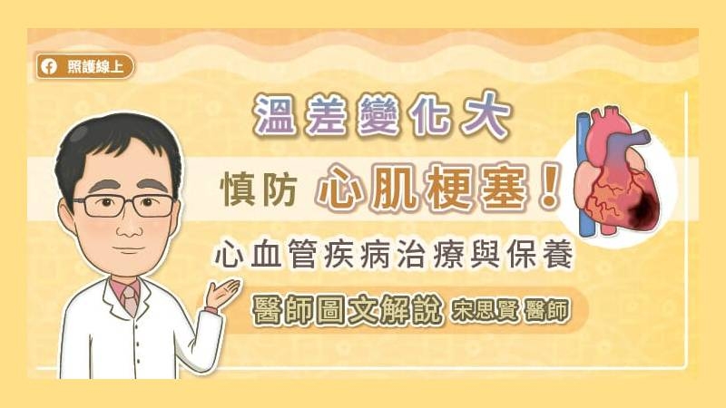 動脈粥狀硬化最主要的風險因子是三高（高血壓、高血糖、高血脂）與抽菸。宋思賢醫師表示，一旦心臟的冠狀動脈產生粥狀硬化，血管斑塊會讓動脈逐漸狹窄，產生心肌梗塞的風險也越來越高。