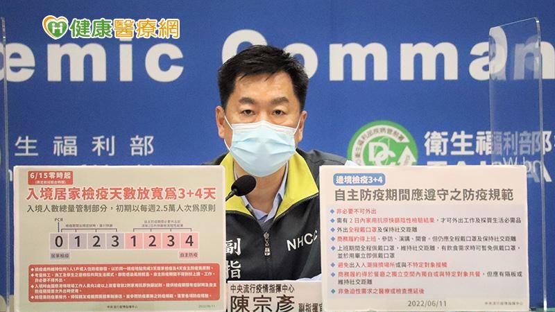 陳宗彥強調，檢疫後4天要快篩陰性才能外出且要全程配戴口罩、維持社交距離，除工作或必要採買外，「非必要不得外出」。