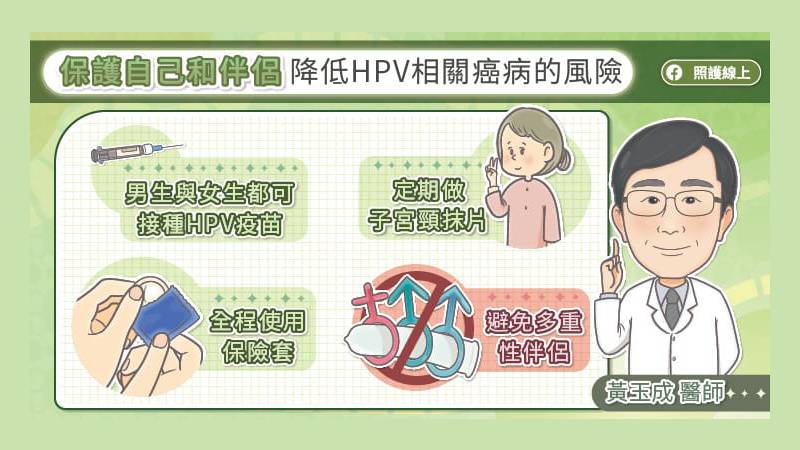 HPV疫苗為非活性疫苗，9至45歲的男性與女性皆可以接種，以提升保護力。