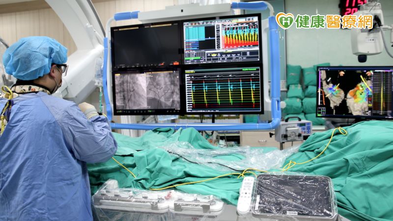 3D立體定位心臟電燒技術免除輻射暴露疑慮，可直接看到心導管周邊的立體圖像。（圖／健康醫療網提供）