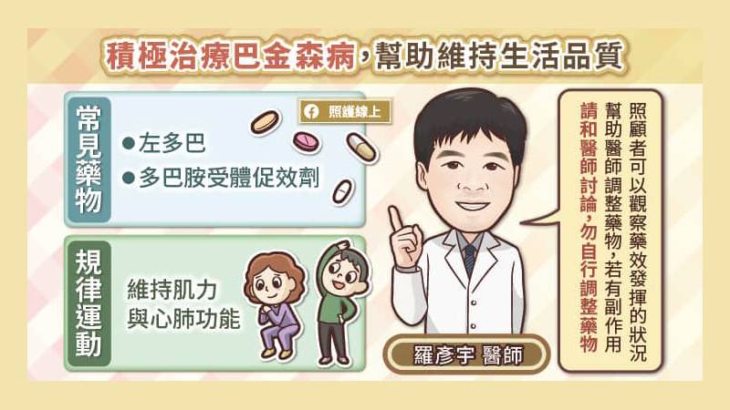 積極治療巴金森病，維持生活品質