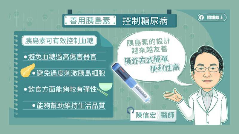 善用胰島素 控制糖尿病