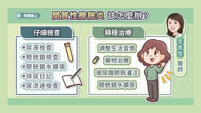 間質性膀胱炎該怎麼辦?