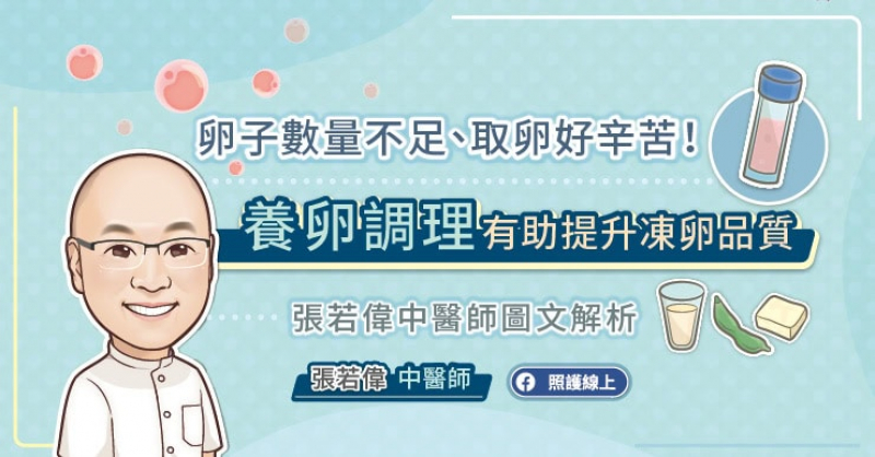卵子數量不足、取卵好辛苦！養卵調理有助提升凍卵品質。
