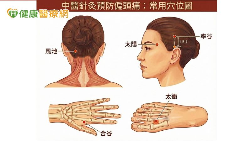偏頭痛老是復發?中醫針灸有助預防發作、減少止痛藥服用頻率 87f994865d6032485b8da4d1f0f47e55