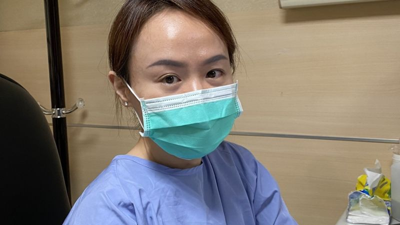 醫師證實她「短暫性全面失憶」狀況，是因為情緒過於激動，中風所造成。（圖/員榮醫院提供)