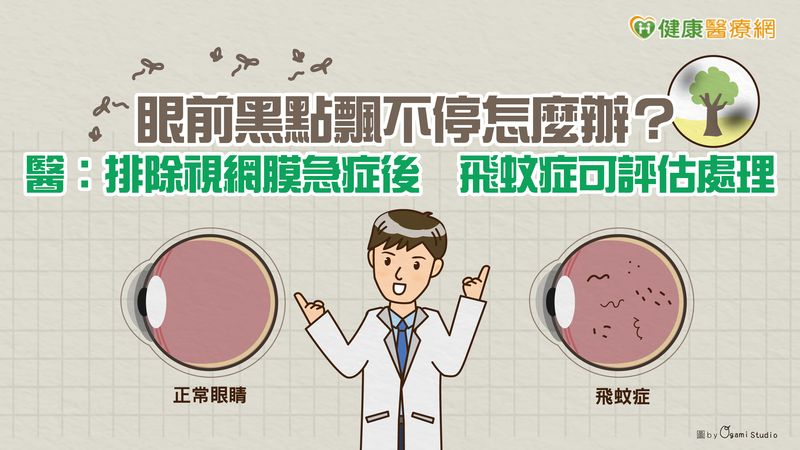 沈筠惇醫師也說，視網膜破洞或剝離屬於急症範圍，發現時應盡快就醫進一步檢查或評估，以掌握治療和康復時機。