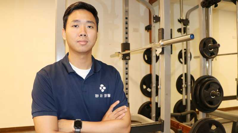 聯新國際醫院物理治療師暨運動防護員李學林。圖：聯新國際醫院提供