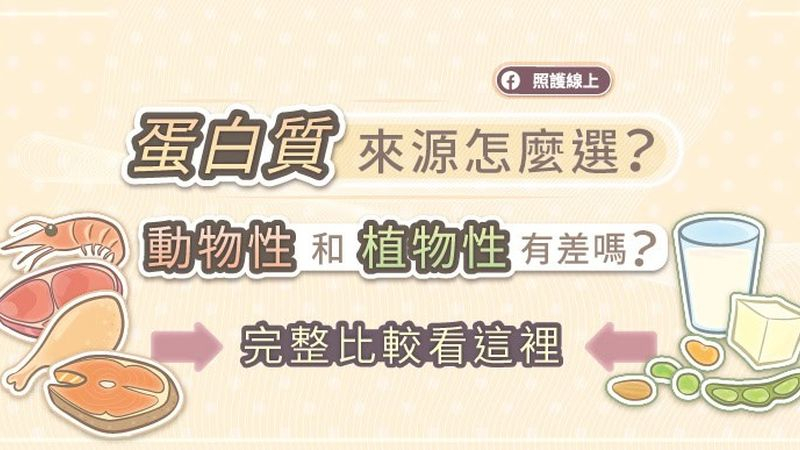 蛋白質來源怎麼選？動物性和植物性有差嗎？