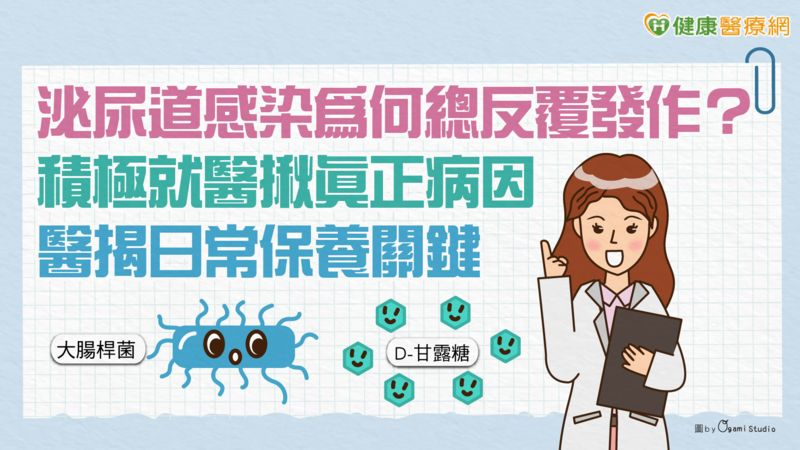 女性泌尿道感染為何總反覆發作？積極就醫揪真正病因　醫揭日常保養關鍵