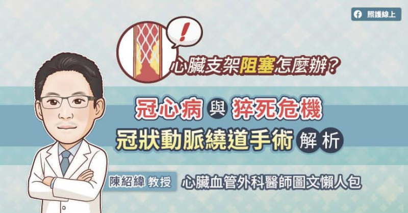 心臟疾病長年位居台灣十大死因第二位，每年奪走逾兩萬生命。許多人對輕微胸悶不以為意，直到急性心肌梗塞才送醫，猝死風險已大幅升高。